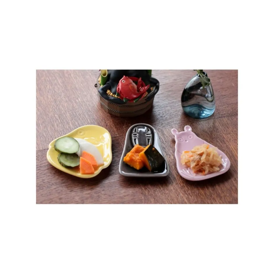 Maison Ghibli Kitchenware-Small Dessert Plate Boh Mouse Shape - Spirited Away