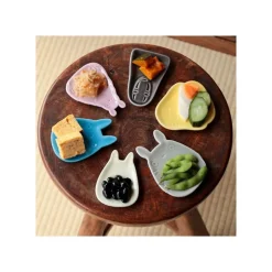 Maison Ghibli Kitchenware-Small Dessert Plate Small Totoro Shape - My Neighbor Totoro
