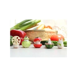 Maison Ghibli Figurines-Small Totoro & Vegetables Collect Of 6 Figurines - My Neighbor Totoro