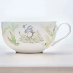 Maison Ghibli Kitchenware-Soup Mug Totoro On A Leaf - My Neighbor Totoro