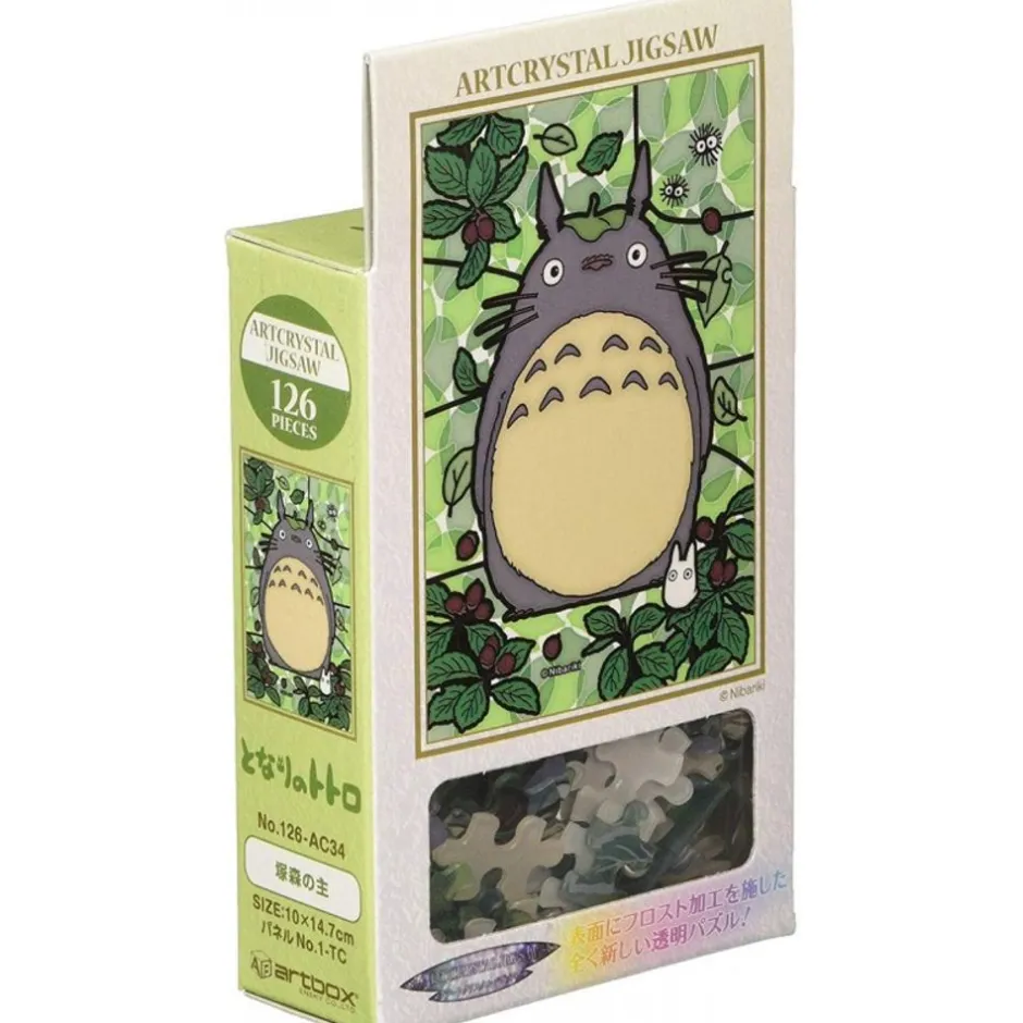 Maison Ghibli Jigsaw Puzzle-Stained Glass Puzzle 126P Big Totoro - My Neighbor Totoro