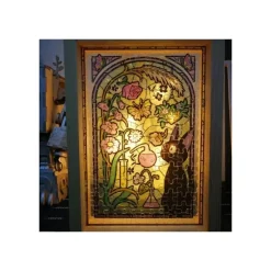 Maison Ghibli Jigsaw Puzzle-Stained Glass Puzzle 208P Characters Gallery - Porco Rosso