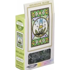 Maison Ghibli Jigsaw Puzzle-Stained Glass Puzzle 126P Dandelion Is Blooming - My Neighbor Totoro