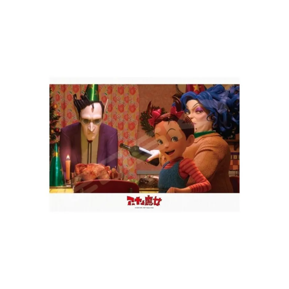 Maison Ghibli Jigsaw Puzzle-Stained Glass Puzzle 208P Earwig & Family - Earwig And The Witch