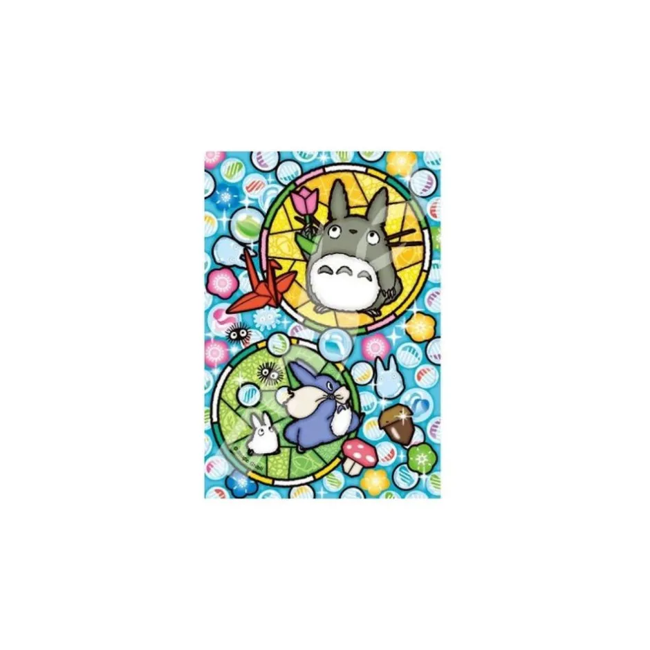 Maison Ghibli Jigsaw Puzzle-Stained Glass Puzzle 126P Glass Pearls - My Neighbor Totoro