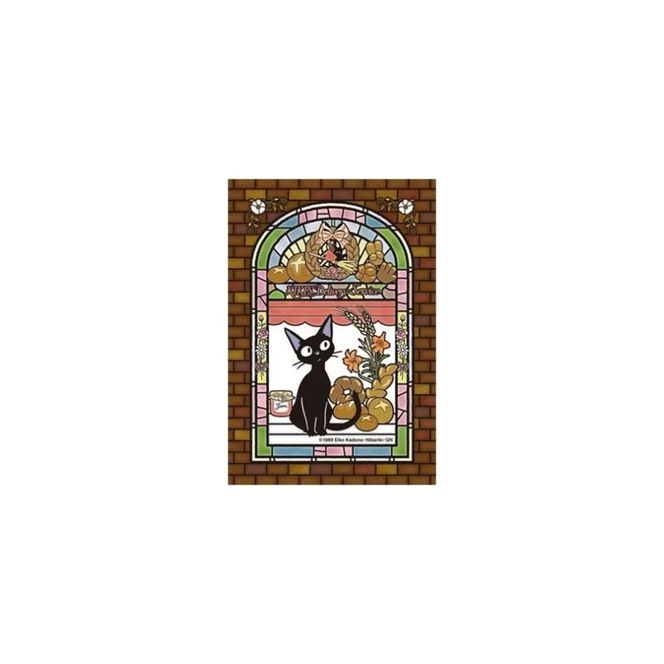 Maison Ghibli Jigsaw Puzzle-Stained Glass Puzzle 126P Jiji - Kiki'S Delivery Service