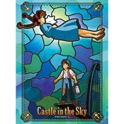 Maison Ghibli Jigsaw Puzzle-Stained Glass Puzzle 208P Marvelous Blaze - Castle In The Sky