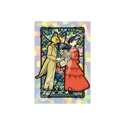 Maison Ghibli Jigsaw Puzzle-Stained Glass Puzzle 126P Secret Story - Whisper Of The Heart