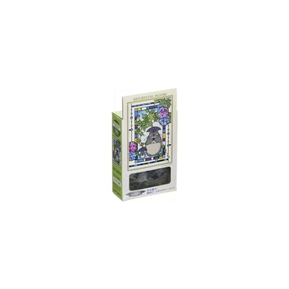 Maison Ghibli Jigsaw Puzzle-Stained Glass Puzzle 126P Totoro Umbrella - My Neighbor Totoro