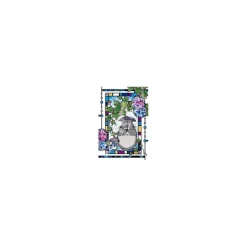 Maison Ghibli Jigsaw Puzzle-Stained Glass Puzzle 126P Totoro Umbrella - My Neighbor Totoro