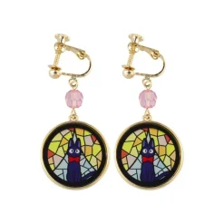 Maison Ghibli Jewellery-Stained Glass Series - Earrings Kiki- Kiki'S Delivery