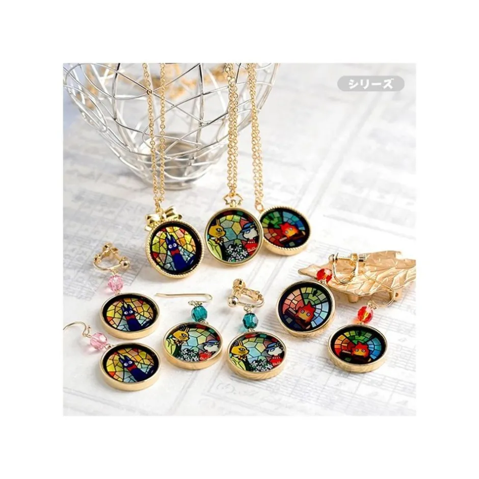 Maison Ghibli Jewellery-Stained Glass Series - Pierced Earrings Kiki- Kiki'S Delivery