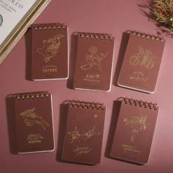 Maison Ghibli Notebooks And Notepads-Stamped Ring Notebook 11,5 7,2Cm Kiki On Her Broom - Kiki'S Delivery