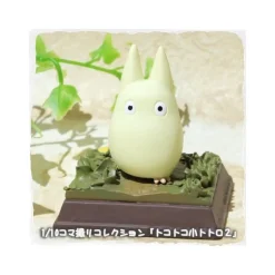 Maison Ghibli Statues-Statue Collection Stop Motion Totoro White Course Pose 2 - My Neighbor Totoro