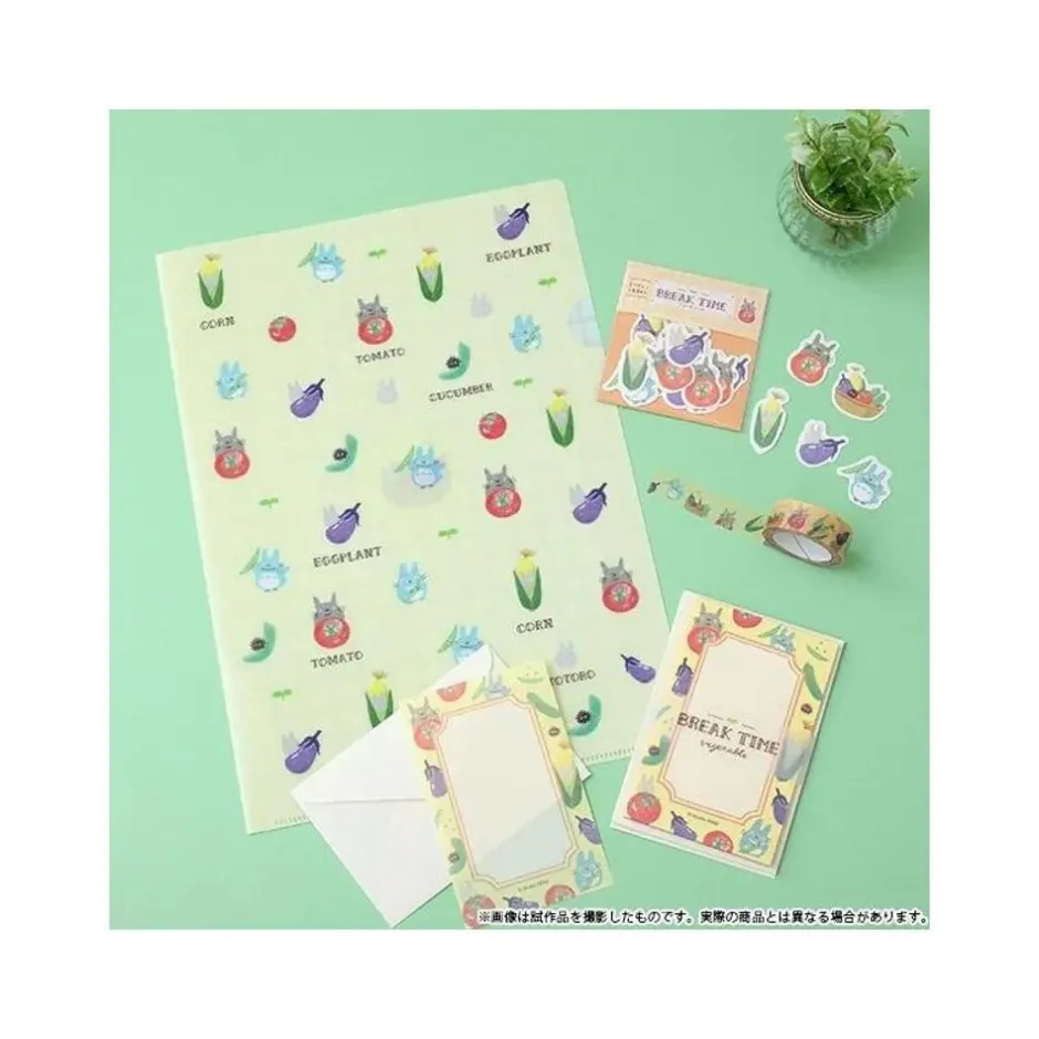 Maison Ghibli Small Equipment-Sticker Set Break Time Vegetables - My Neighbor Totoro