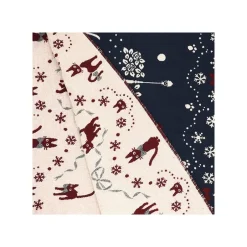 Maison Ghibli Outfits-Stole With Button Kiki Snowing City - Kiki'S Delivery Service