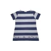 Maison Ghibli Outfits-Striped Tunic Top Kiki Koriko Town Black White - Kiki'S Delivery Service