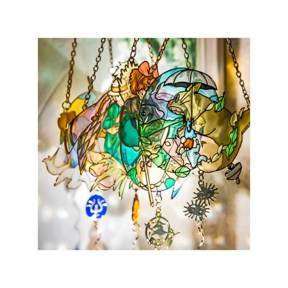 Maison Ghibli Decoration-Sun Catcher Stained Glass Totoro - My Neighbor Totoro
