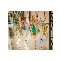 Maison Ghibli Decoration-Sun Catcher Stained Glass Sophie & Hauru - Howl'S Moving Castle
