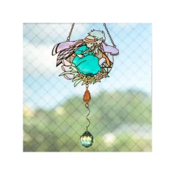 Maison Ghibli Decoration-Sun Catcher Stained Glass Sophie & Hauru - Howl'S Moving Castle