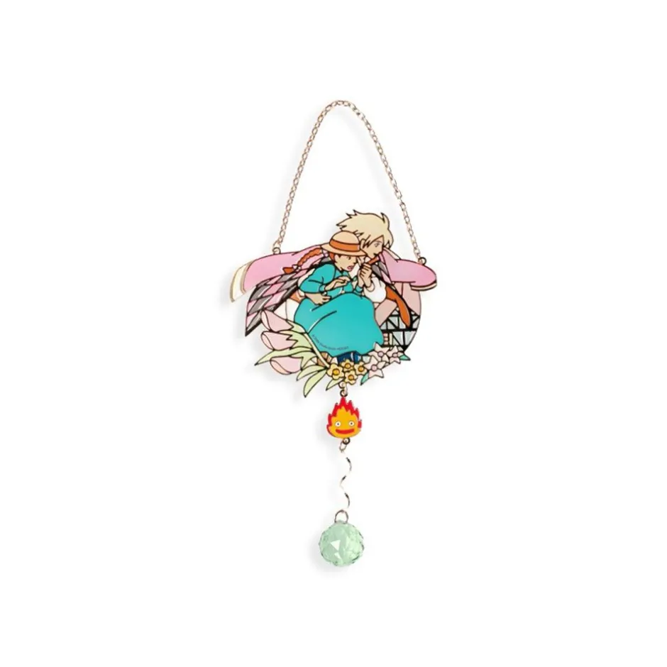 Maison Ghibli Decoration-Sun Catcher Stained Glass Sophie & Hauru - Howl'S Moving Castle