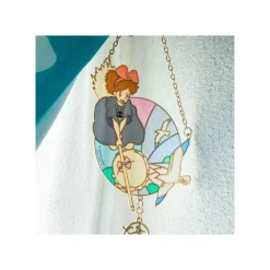 Maison Ghibli Decoration-Sun Catcher Stained Glass Kiki - Kiki'S Delivery Service