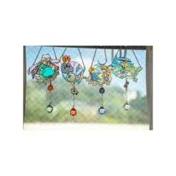 Maison Ghibli Decoration-Sun Catcher Stained Glass Sheeta & Pazu - Castle In The Sky