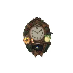 Maison Ghibli Decoration-Swing Clock Autumn Leaves - My Neighbor Totoro