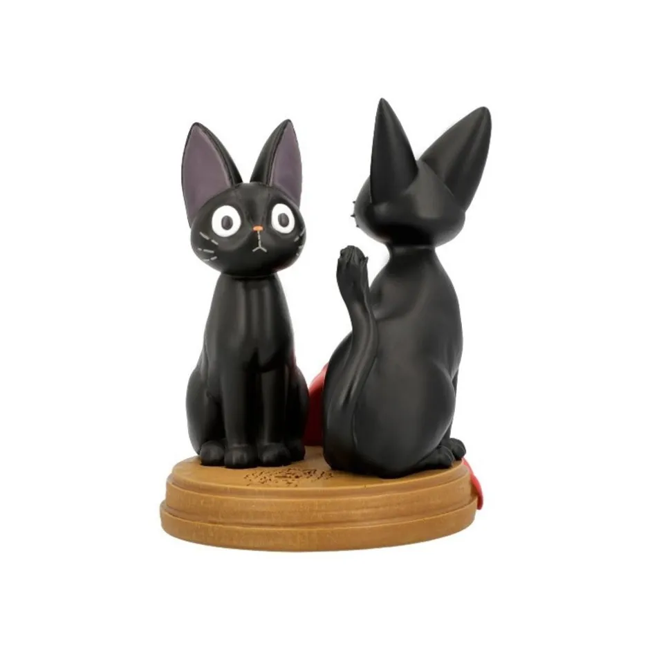 Maison Ghibli Decoration-Table Clock Jiji & Soft Toy Jiji - Kiki'S Delivery Service