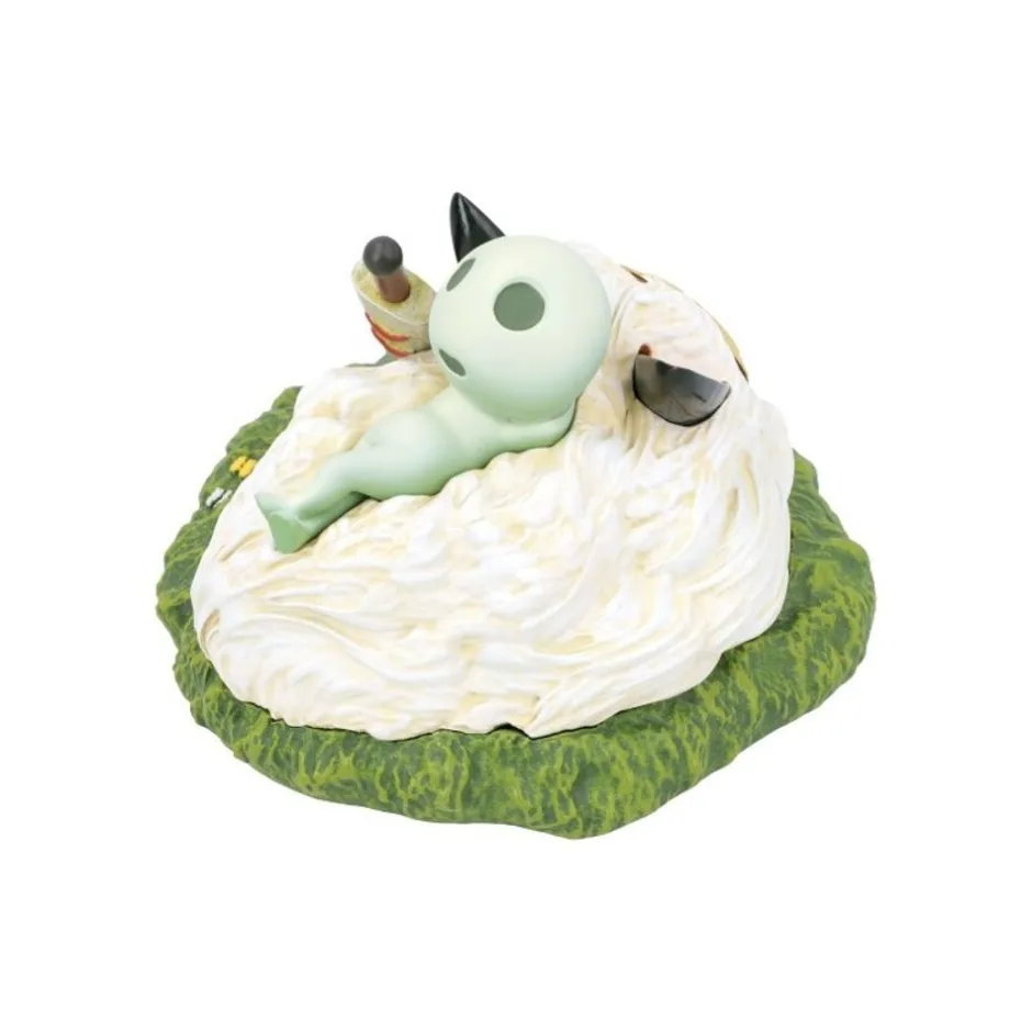 Maison Ghibli Decoration-Table Clock On The Sun'S Mask - Princess Mononoke