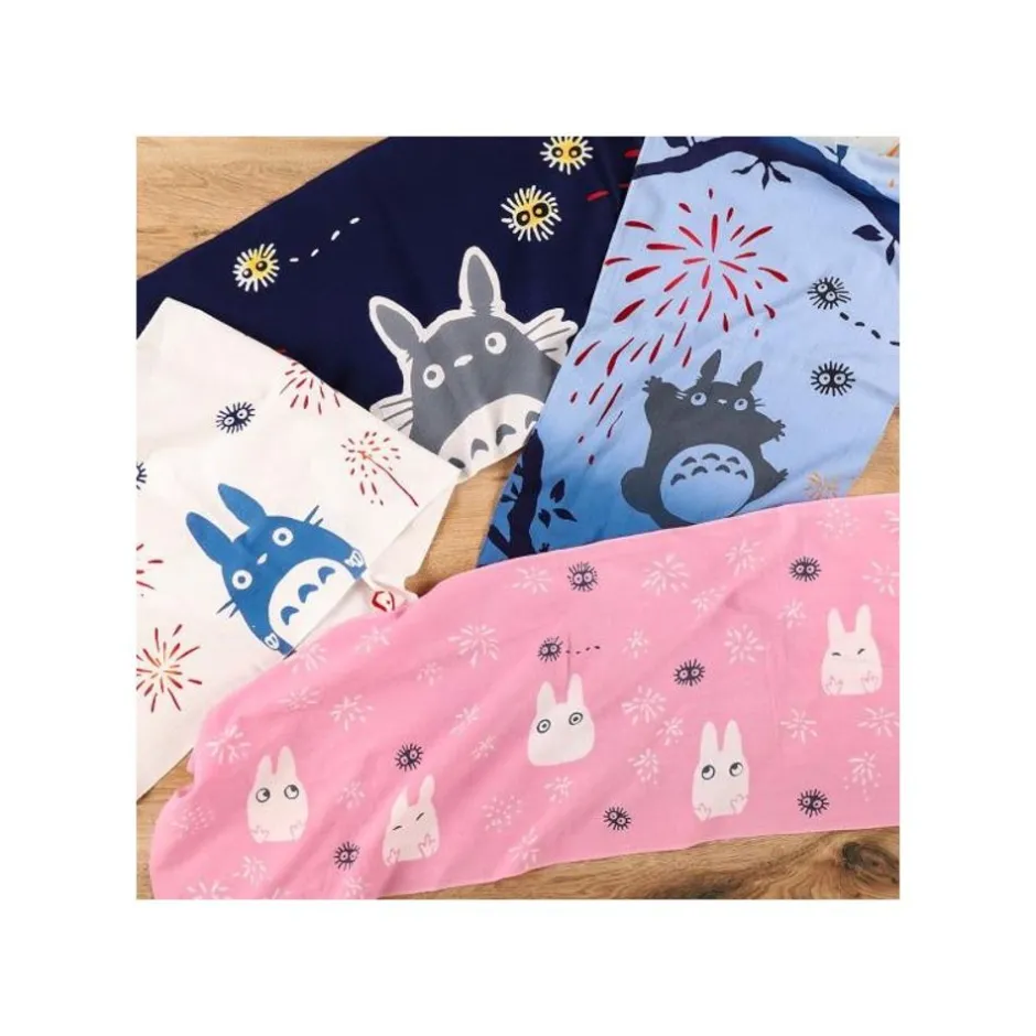 Maison Ghibli Household Linen-Tenugui Big Totoro Fireworks - My Neighbor Totoro