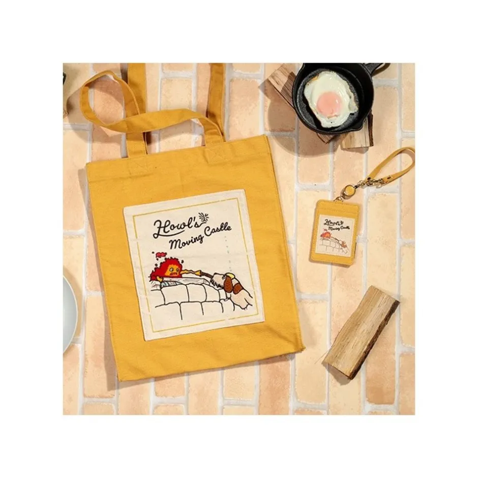 Maison Ghibli Bags-Tote Bag Calcifer & Heen - Howl'S Moving Castle