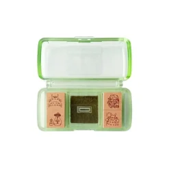 Maison Ghibli Small Equipment-Totoro & Catbus Mini Stamp Set Green - My Neighbor Totoro