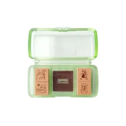 Maison Ghibli Small Equipment-Totoro & Mei Mini Stamp Set Red - My Neighbor Totoro