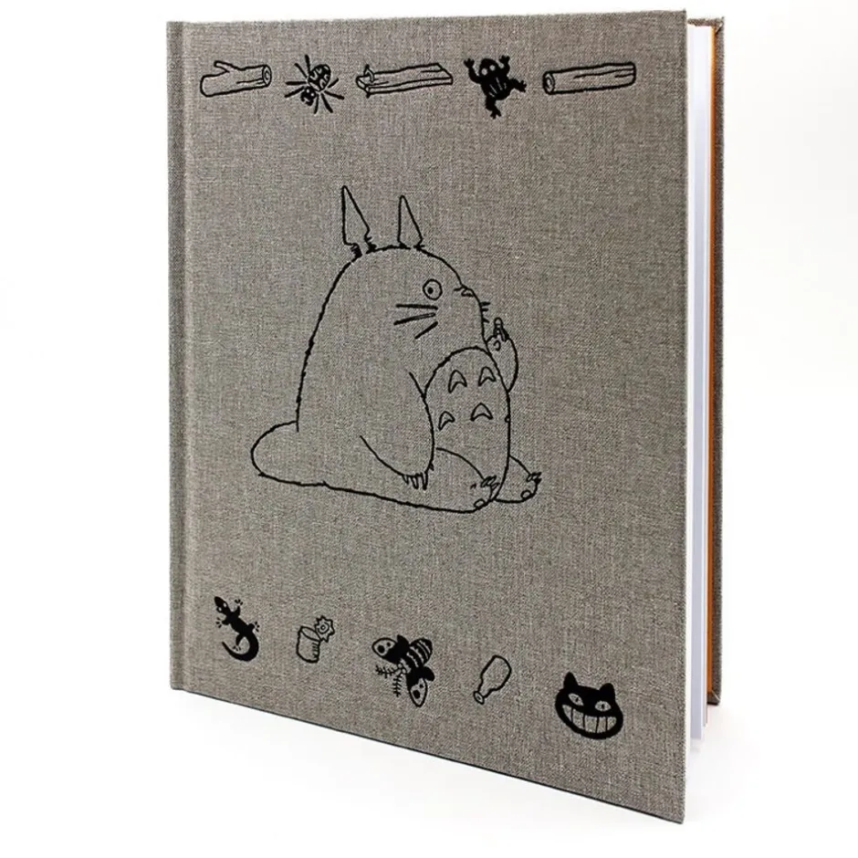 Maison Ghibli Notebooks And Notepads-Totoro Cloth Sketchbook - My Neighbor Totoro