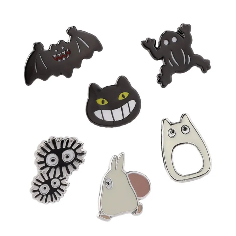 Maison Ghibli Jewellery-Totoro Opening Pierced Earrings Set Of 6 - My Neighbor Totoro