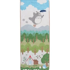 Maison Ghibli Household Linen-Towel Totoro In The Sky 34X80 Cm - My Neighbor Totoro