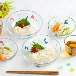 Maison Ghibli Kitchenware-Transparent Bowl 13Cm Chasing - My Neighbor Totoro
