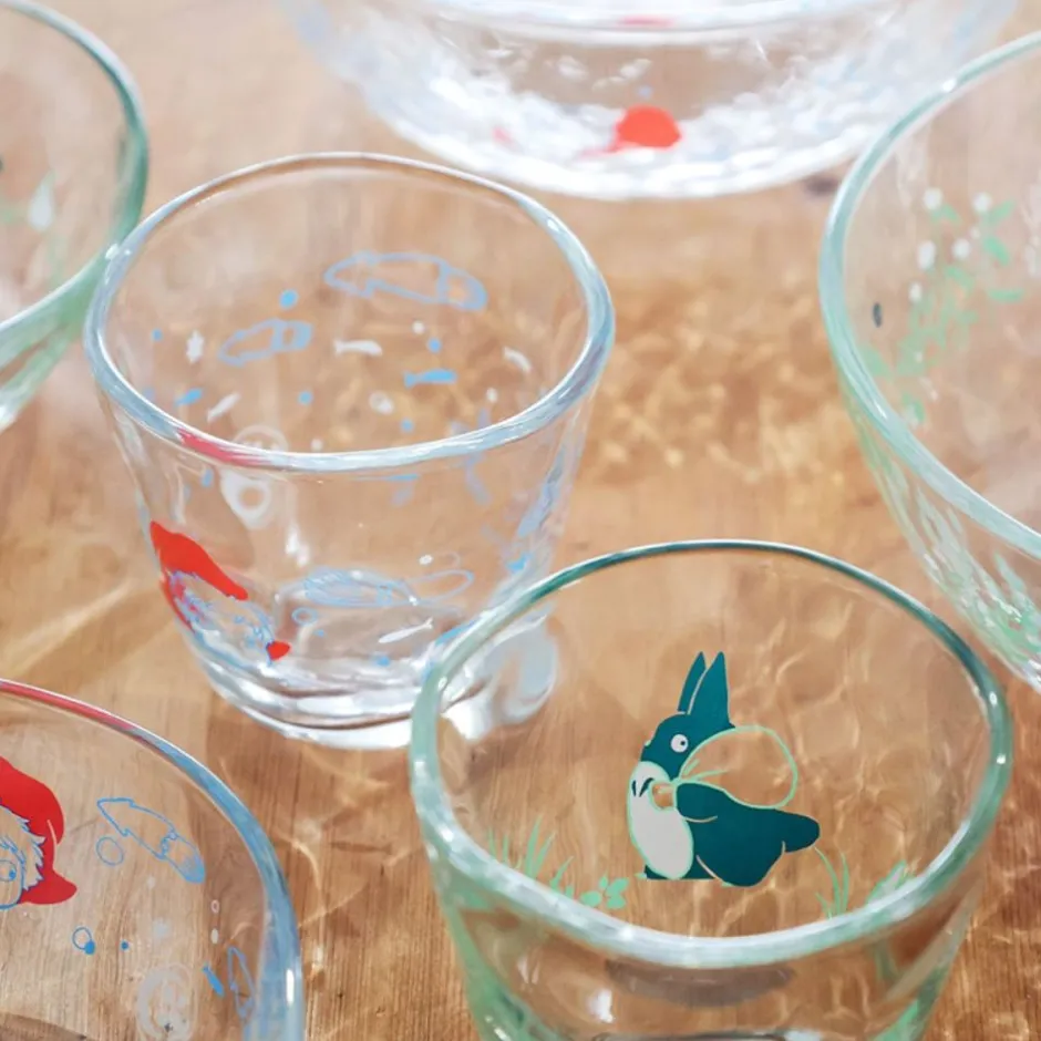Maison Ghibli Kitchenware-Transparent Bowl 17Cm Chasing Acorns - My Neighbor Totoro