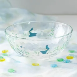 Maison Ghibli Kitchenware-Transparent Bowl 17Cm Chasing Acorns - My Neighbor Totoro