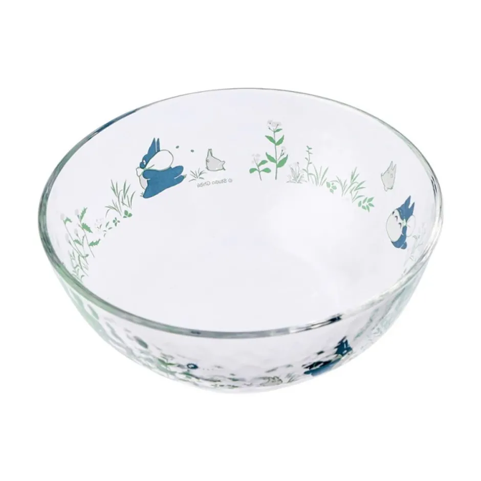 Maison Ghibli Kitchenware-Transparent Bowl 17Cm Chasing Acorns - My Neighbor Totoro