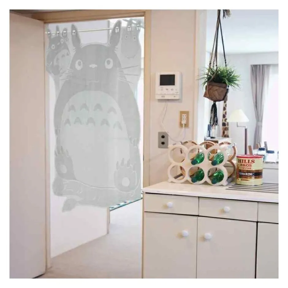 Maison Ghibli Wall Decoration-Transparent Japanese Curtain Totoro - My Neighbor Totoro