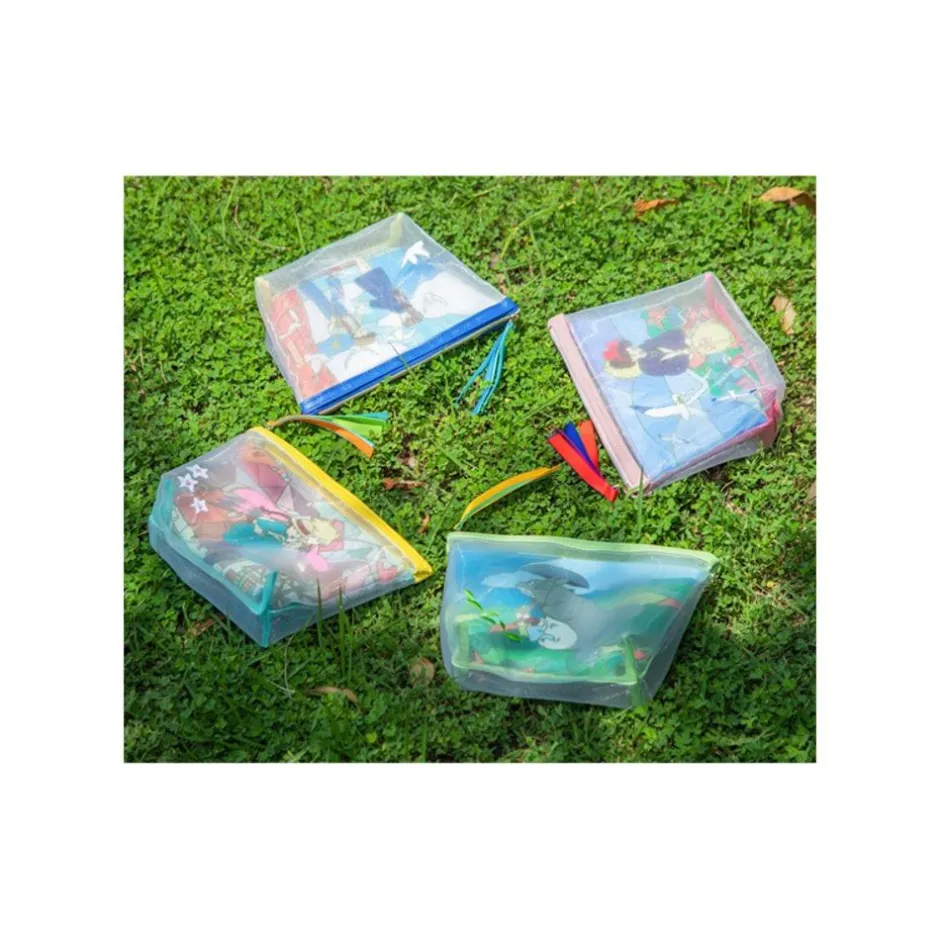 Maison Ghibli Accessories-Transparent Pouch Embroidered - Howl'S Moving Castle