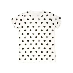 Maison Ghibli Outfits-T-Shirts Totoro Kurosuke Dots White S(Ladies) - My Neighbor Totoro