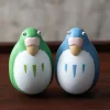 Maison Ghibli Toys-Two Pack Roly-Poly Figurines Blue & Green Parakeet - The Boy And The