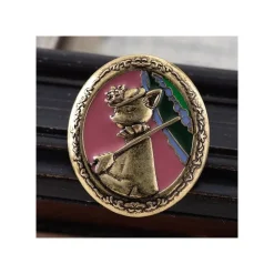 Maison Ghibli Pins-Vintage Brooch Louise - The Cat Returns