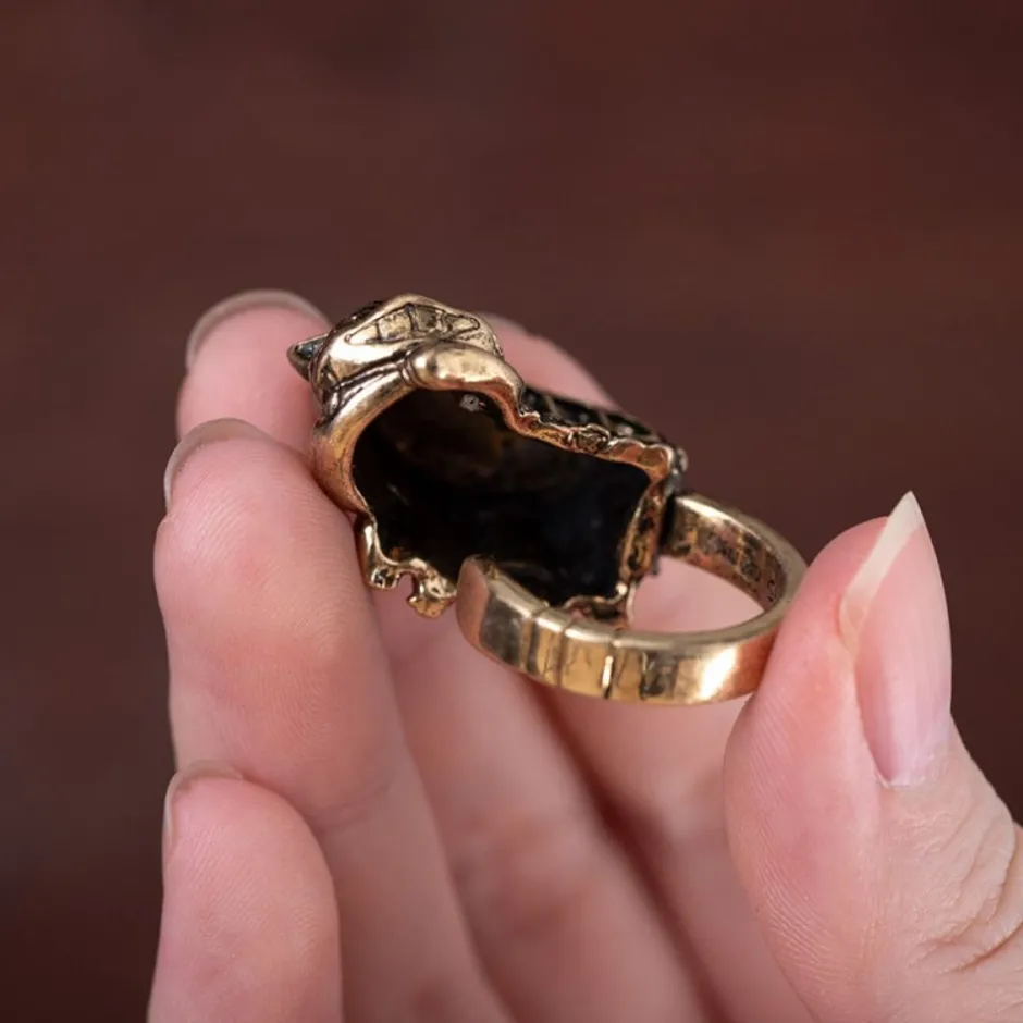 Maison Ghibli Jewellery-Vintage Ring Catbus - My Neighbor Totoro