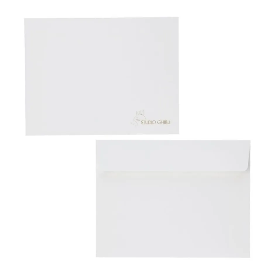 Maison Ghibli Postcards And Letter Papers-Watercolour Greeting Cards 24 X 15,8 Cm Ashitaka And Yakul - Princess