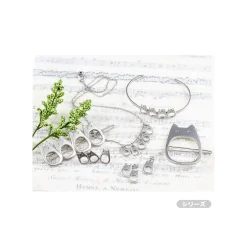 Maison Ghibli Jewellery-White Totoro Metal Garland Bracelet - My Neighbor Totoro