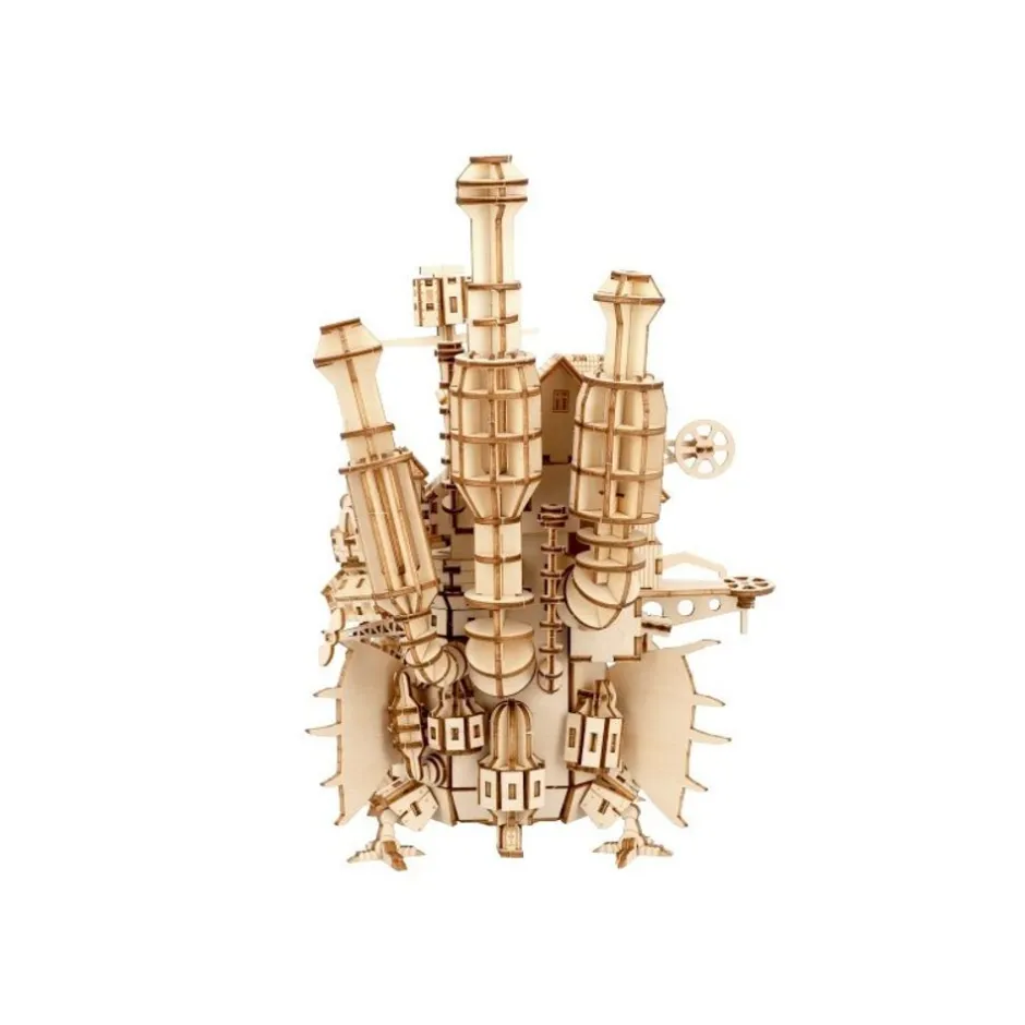 Maison Ghibli Arts And Crafts-Wooden Craft Kit Kigumi Howl'S Castle - Howl'S Moving Castle